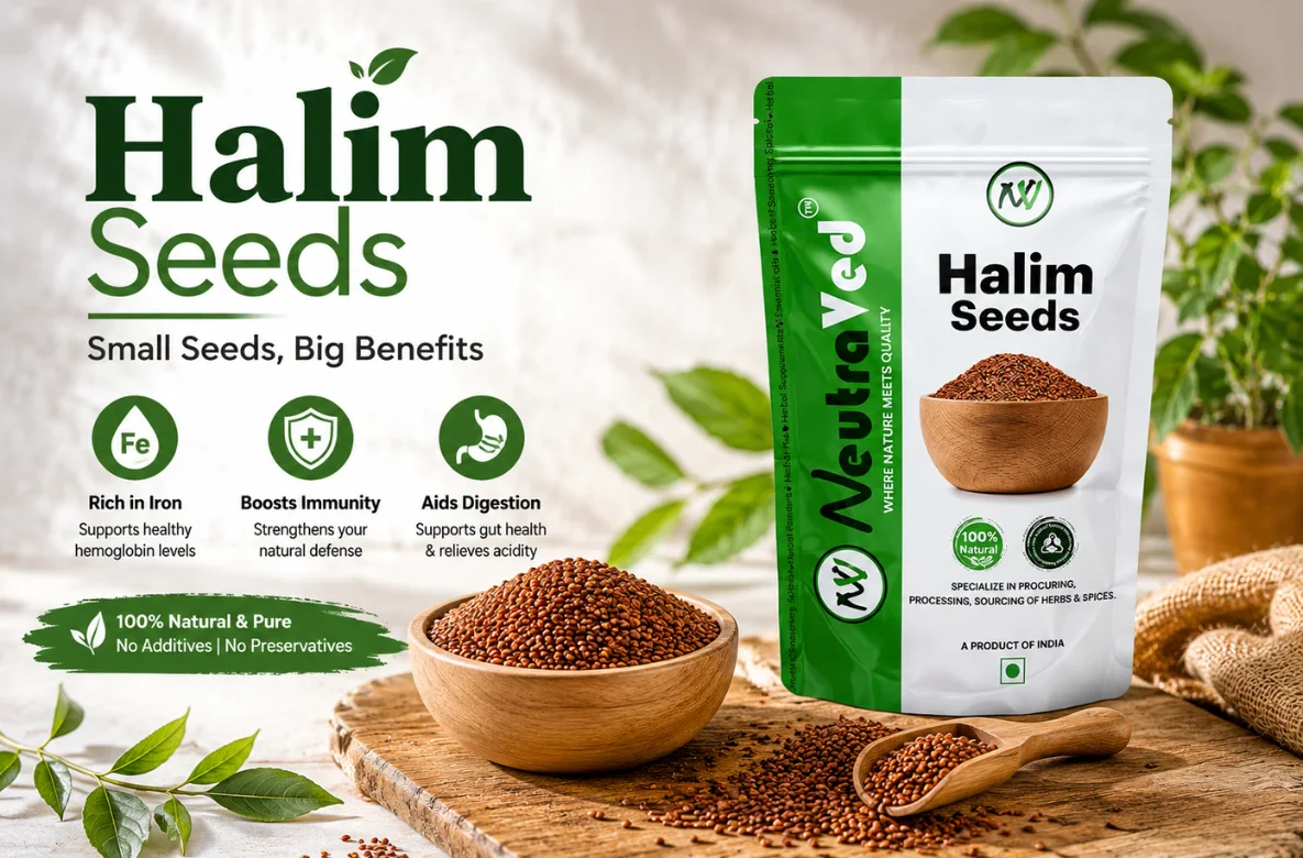 7 Amazing Benefits of Halim Seeds for Hemoglobin, Hair Growth & Women's Health