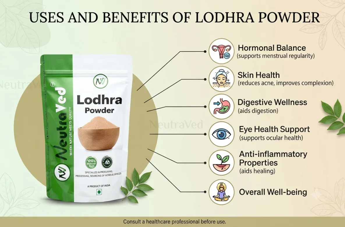 Lodhra Powder Benefits: Lodhra Powder Ke Fayde, Uses & Skin Benefits