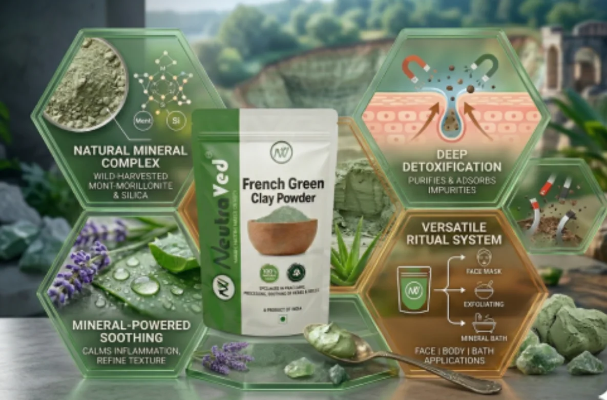 The Magnet for Toxins: Why Your Skin Needs French Green Clay Powder