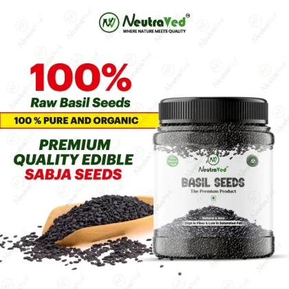 Basil Seeds Jar 500g image 2