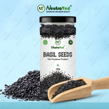 Basil Seeds Jar 150g image 6