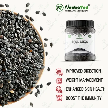 Basil Seeds Jar 500g image 5