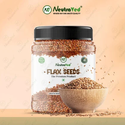 Flax Seeds 500g Jar image 6