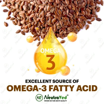 Flax Seeds 500g Jar image 2