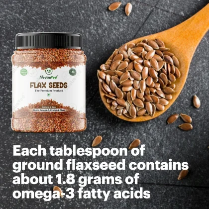 Flax Seeds 500g Jar image 3