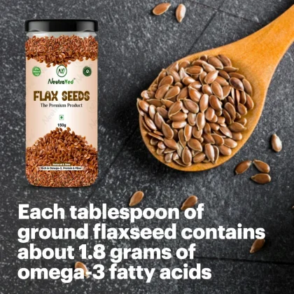 Flax Seeds 150g Jar image 4