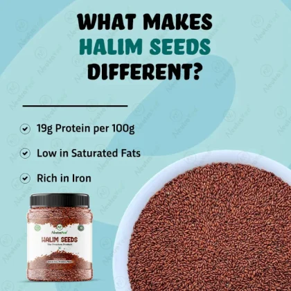 Halim Seeds Jar 500g image 4
