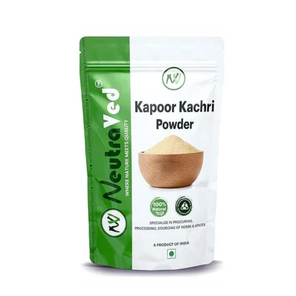 Kapoor Kachri Powder for Hair Growth &amp; Hair Fall | 100% Natural | Food Grade | NeutraVed image 1