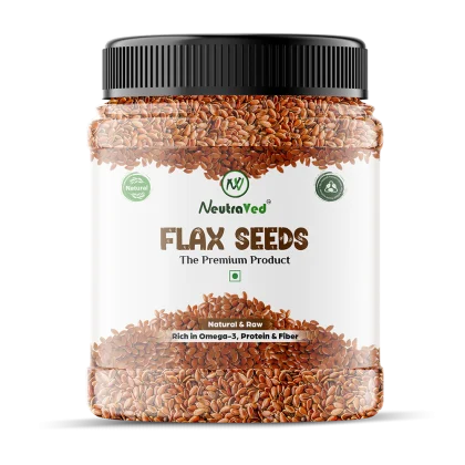 Flax Seeds 500g Jar image 1