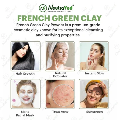 French Green Clay Powder image 5