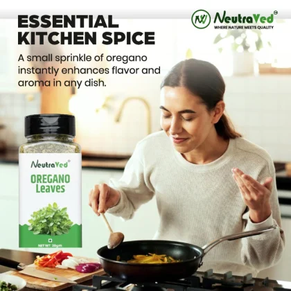 NeutraVed Oregano Leaves Jar image 3