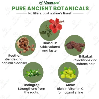 Amla Reetha Shikakai, Bhringraj &amp; Hibiscus Powder image 3