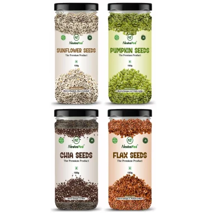 Pumpkin Chia Sunflower and Flax Seeds Jar (150g x 4) image 1