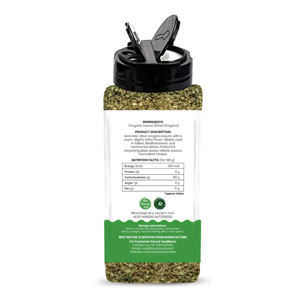 NeutraVed Oregano Leaves Jar image 6