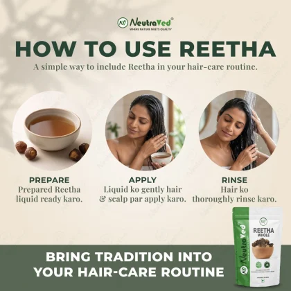 NeutraVed Reetha Whole - 200g image 3