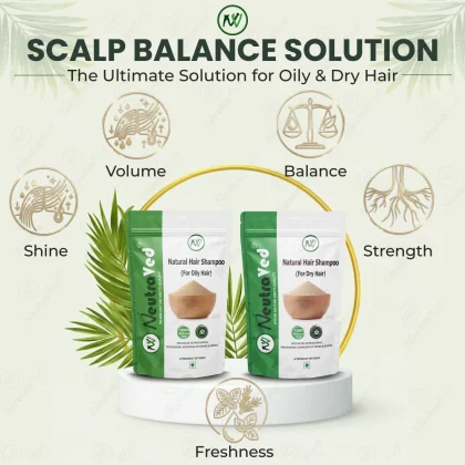 NeutraVed Natural Hair Shampoo for Oily Hair 250g image 5