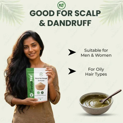NeutraVed Natural Hair Shampoo for Oily Hair 250g image 6