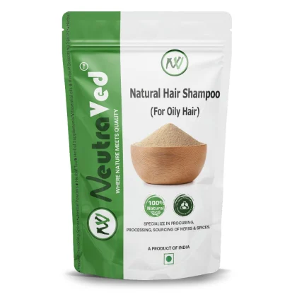 NeutraVed Natural Hair Shampoo for Oily Hair 250g image 1