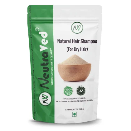 NeutraVed Natural Hair Shampoo for Dry Hair Powder 250g image 1