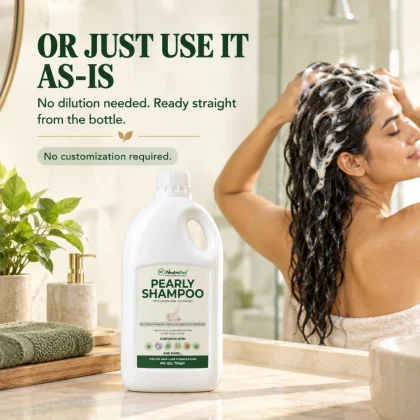 NeutraVed Raw Amla Reetha Shikakai Bhringraj &amp; Rosemary Leaves 500g | Shampoo Base 750ml image 5