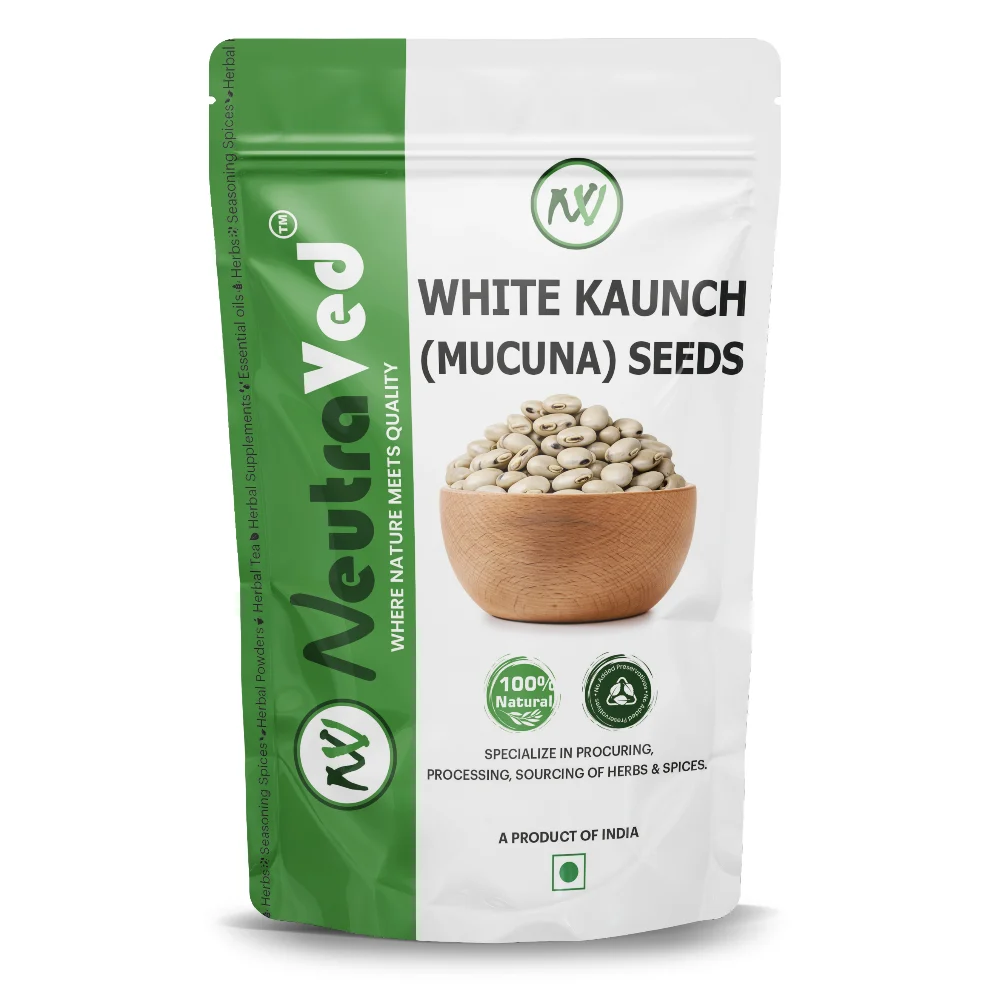 NeutraVed Kaunch Seed White Beej Safed | Mucuna Pruriens