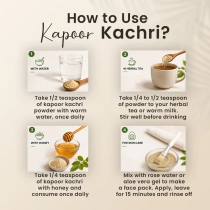 Kapoor Kachri Powder for Hair Growth &amp; Hair Fall | 100% Natural | Food Grade | NeutraVed image 3