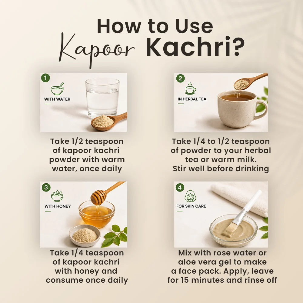 Kapoor Kachri Powder for Hair Growth &amp; Hair Fall | 100% Natural | Food Grade | NeutraVed image 3
