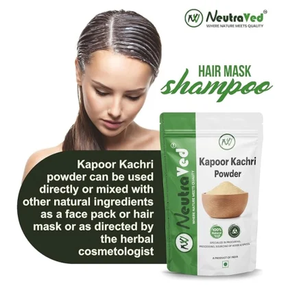 Kapoor Kachri Powder for Hair Care – 100g | NeutraVed image 4