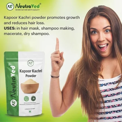 Kapoor Kachri Powder for Hair Care – 100g | NeutraVed image 6
