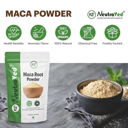 Premium Maca Root Powder | Pure Peruvian Ginseng (Lepidium meyenii) in Zipper Standup Pouch image 2