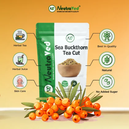 Himalayan Sea Buckthorn Tea Cut Leh Berry image 5