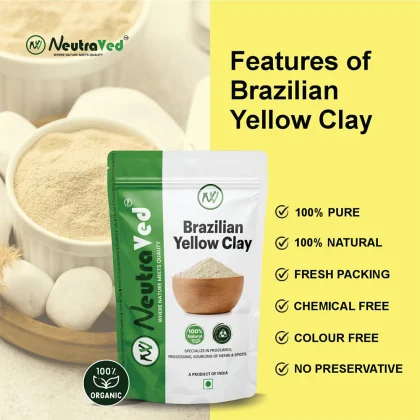 Brazilian Yellow Clay Powder image 3